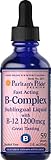 Puritan's Pride Vitamin B-Complex Sublingual Liquid with Vitamin B-12-2 fl oz Liquid
