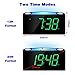 Home Digital Alarm Clock - Loud Alarm Clock for Kids Bedroom, 12/24 H, 7 Color Night Light, 7