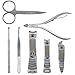 Readaeer 17 Pcs Nail Care Cutters Clippers Manicure Pedicure Set Travel Grooming Kit Tool