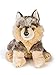Wildlife Tree 12 Inch Stuffed Wolf Floppy Plush Animal Kingdom Collection
