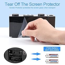 Moskee Projection Alarm Clock Digital Dual Alarm