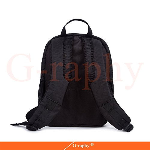 Camera Bag Camera Backpack Waterproof 16" X 13" X 5" with Rain Cover for DSLR Cameras, Lens, Tripod and Accessories (Purple, Large)