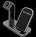 BNCHI iPhone Watch Charging Station Compatible with Apple Watch Series 3/2/1 and Wireless Charger Stand Replacement for iPhone Xs/Xs Max/Xr/X/8/8 Plus (Black)