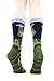 Foot Traffic Women's Socks, Fun Fantasy Socks, Sizes 4–10 (Alien Abduction)