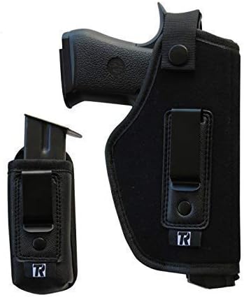 IWB Holster | Concealed Carry | Inside The Waistband Bundle | Flexible, Breathable, Neoprene | Waist Band Handgun |Carrying System | Elastic Hand Gun Holder | for Pistols Revolvers for Men and Women