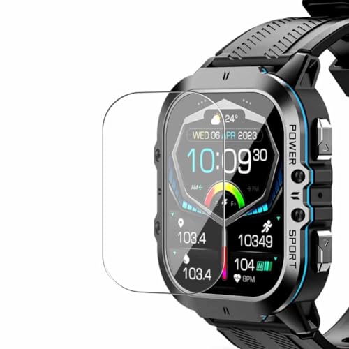 Puccy 3 Pack Screen Protector, compatible with OUKITEL BT20 smartwatch Smart Watch TPU Film Guard （ Not Tempered Glass Protectors）