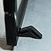 WEEYEE Large Door Stopper, Rubber Door Stop Wedge for Large Door Gaps to Keep Door Securely Open on All Surfaces, Non-Scratching Door Stop -Tall Type Design Black