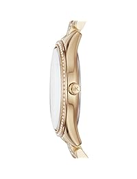 michael kors Mujer "Lauryn" acero inoxidable de cuarzo reloj Casual, color dorado (modelo: mk3899)