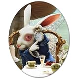 Alice in Wonderland White Rabbit vynil car sticker 4