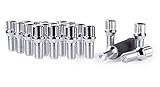 Gorilla Automotive 17141SD-20 14mm x 1.25 Thread Size Chrome Finish Small Diameter Lug Bolt, (Set of 20)
