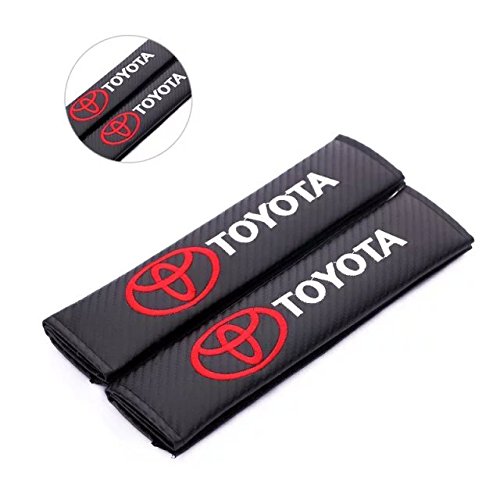 Amooca 2pcs toyota carbon fiber car styling accessories seat belt…