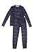 Climatesmart Boys Long Sleeve Crew Neck and Pant - 2 PC Set-MultiStriped, S