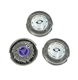 Set of 3 Replacement Shaver Heads for Philips