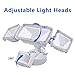 LED Security Lights, SONATA Motion Sensor LED Flood Light with 3 Adjustable Heads, 42W 4000LM 6000K IP65 Waterproof Super Bright Outdoor Light for Garage,Yard,Driveway