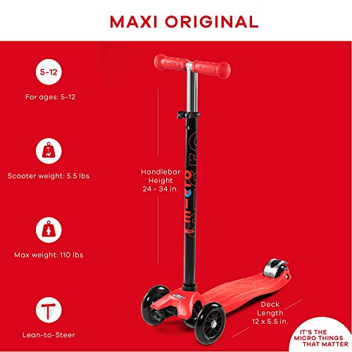 Micro Kickboard Maxi Original Red Pricepulse