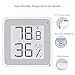 MiaoMiaoCe Digital Hygrometer Thermometer Indoor, Humidity Monitor with Temperature Gauge Humidity Meter, E-Ink Screen Multifunctional Hygrometer for Baby, Kids, Home, Car, Office, etc.