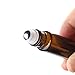 Aguder Essential Oils Roller Bottles, 6 Pack 10ml (1/3 oz) Amber Glass Roll on Bottle with Stainless Steel Roller Balls Useful for Aromatherapy Perfumes and Lip Balms