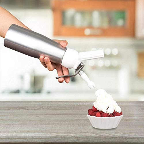 It's Useful At Home Whip Cream Maker - Aluminum with Plastic Head