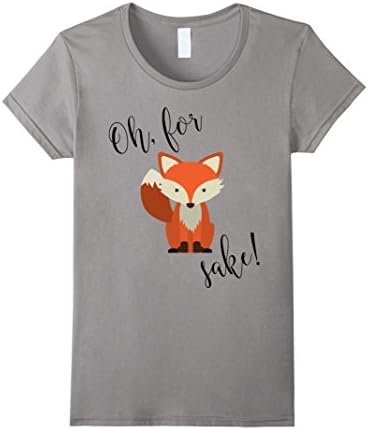 Women's Oh For Fox Sake Shirt XL Slate