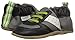 Robeez Boys' Soft Soles Loafer, Super Sporty - Grey/Lime, 6-12 Months M US Infant
