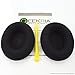 Geekria Comfort Velour Replacement Ear Pads for Sennheiser HD418, HD419, HD428, HD429, HD439, HD438, HD448, HD449 Headphones Ear Cushions, Headset Earpads, Ear Cups Cover Repair Parts (Black)