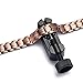 RainSo Mens Copper Double Row Magnetic Bracelets with 3500 Gauss Wristband Adjustable (Double Row Magnetic Style 2)