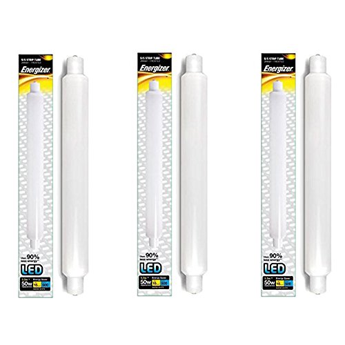LED 284mm 5.5W = 50 Watt Strip Light Tube Lamp Frosted Warm White S15 Cap (Pack of 3)
