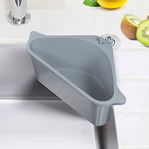 Sink Strainer Basket Kitchen Sink Drain Shelf Strainer Triangular