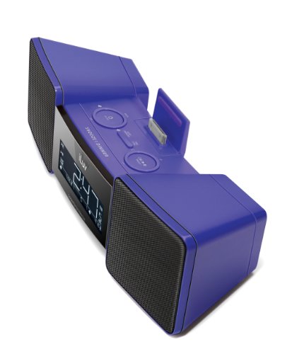 iLuv Vibro II Alarm Clock 30-Pin Speaker Dock with Bed Shaker (Blue) (Discontinued by Manufacturer)