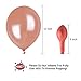Bememo 50 Pack Rose Gold Balloons 12 Inch Balloon Party Decorations with 98 Feet Balloons String for Engagement, Wedding and Baby Shower