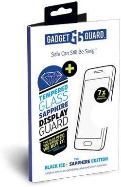 Gadget GuardBlack Ice Plus Sapphire Edition Extra Strength Tempered Glass Screen Protector for Apple iPhone X - Clear