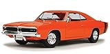 1969 Dodge Charger R/T Orange 1/18 Diecast Model Car by Maisto 31387