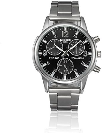 Montre homme bracelet acier pas cher Clearance