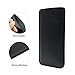 WALNEW Sleeve Phone Pouch Galaxy S8 Plus Dual Pocket Phone Case Protective Leather Case Holster for Samsung Galaxy S8 Plus, Black