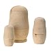 Childplaymate Matryoshka Dolls Pure Basswood Dog Type for DIY Handmade Russian Nesting Dolls Birthday Gift for Kids Decoration (J)
