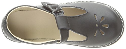 Baby Deer Stichout TS T-Strap Sandal (Infant/Toddler/Little Kid),Black,3 M US Infant