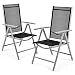 Giantex Set of 2 Patio Folding Chairs Adjustable Reclining Indoor Outdoor Garden Pool primary