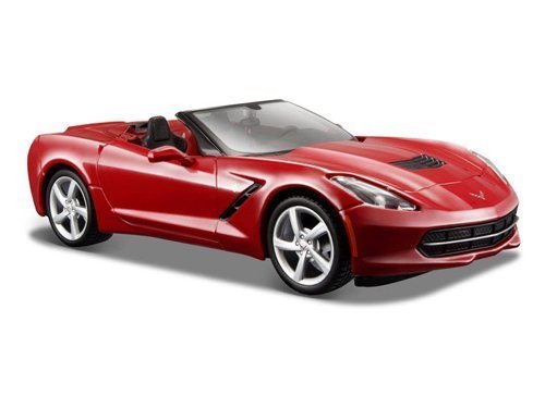 2014 Chevrolet Corvette C7 Convertible Metallic Red 1/24 by Maisto 31501