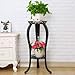 Metal Potted Plant Stand, 32inch Rustproof Decorative Flower Pot Rack with Indoor Outdoor Iron Art Planter Holders Garden Steel Pots Containers Supports Corner Display Standthumb 1