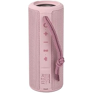 MIATONE Outdoor Portable Bluetooth Speaker Wireless Waterproof – Pink