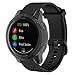 LOKEKE Compatible for Garmin Vivoactive 4 Protective Case Cover, Transparency TPU Protective Case Cover Shell for Garmin Vivoactive 4/ Active(TPU Black)