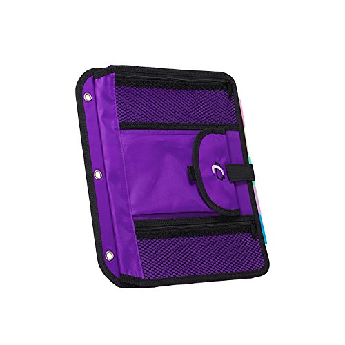 Case-It Locker Accessory 5-Tab File, Purple, ACC-21-PUR-18