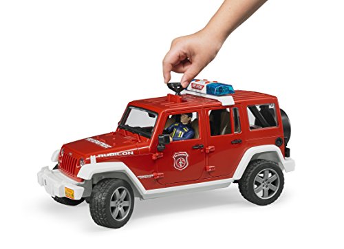 Bruder Jeep Rubicon Fire Rescue with Fireman Vehicle