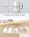 bafvt Coffee Mug Holder - 304 Stainless Steel Cup Rack Under Cabinet, 10Hooks, Fit for The Cabinet 0.8
