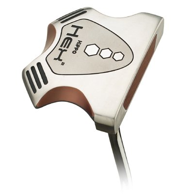 Hippo Hex Putter, Face Balanced Mallet Head With Milled Aluminum Face Insert