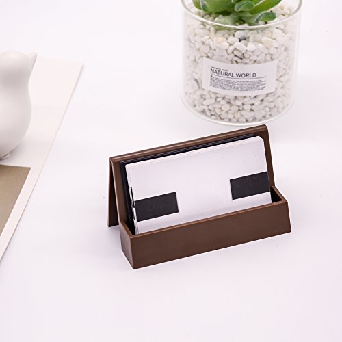 Business card holder Plastic Stand Organizer for Office - Thumbnail 6