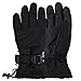 Urban Boundaries Womens Warm Winter Waterproof Thinsulate Snow Gloves (Black, Small/Medium)