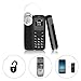 L8star Mini Mobile Phone Unlocked Bluetooth Dialer Cell Phone BM30 GSM with MP3 Player Support Nano SIM Card 0.66 inch (Black)