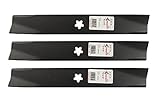 Craftsman 3 Rotary Heavy Duty Copperhead Blades (Low Lift) to Replace 145708, 152443, 157033, 159705, 163819, 170698, 176084 Poulan Husqvarna
