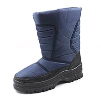 SkaDoo Mens Snow Winter Cold Weather Boots 7701 Navy Size 10